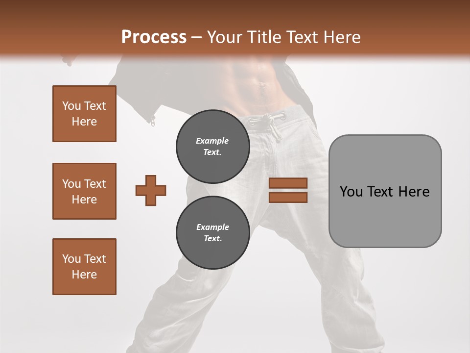 Human Fitness Flexibility PowerPoint Template