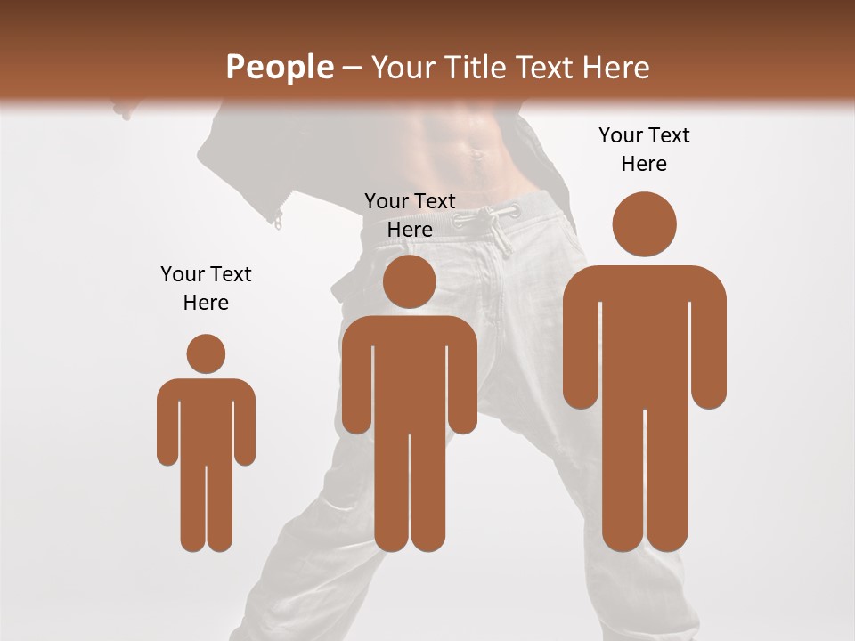 Human Fitness Flexibility PowerPoint Template