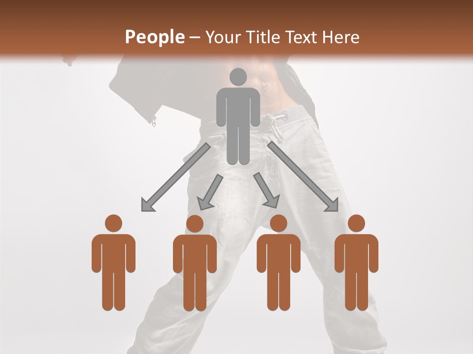 Human Fitness Flexibility PowerPoint Template