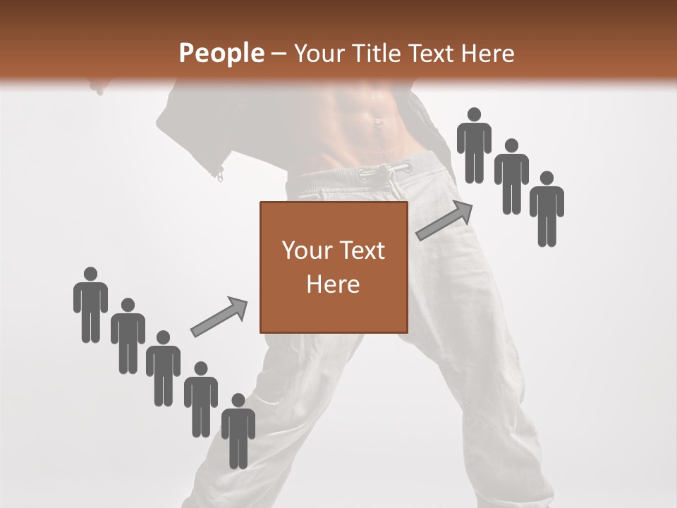 Human Fitness Flexibility PowerPoint Template