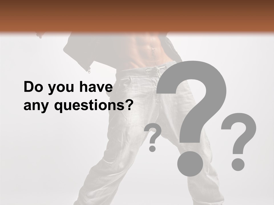 Human Fitness Flexibility PowerPoint Template