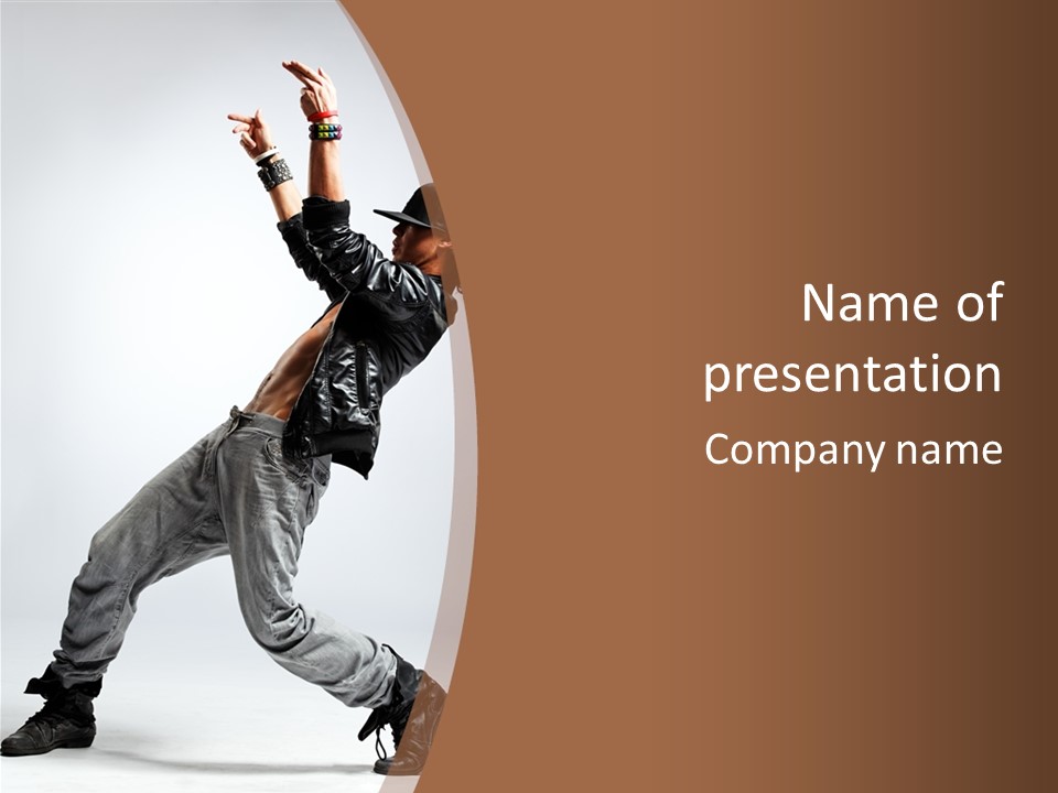 Balance Aerobics Active PowerPoint Template