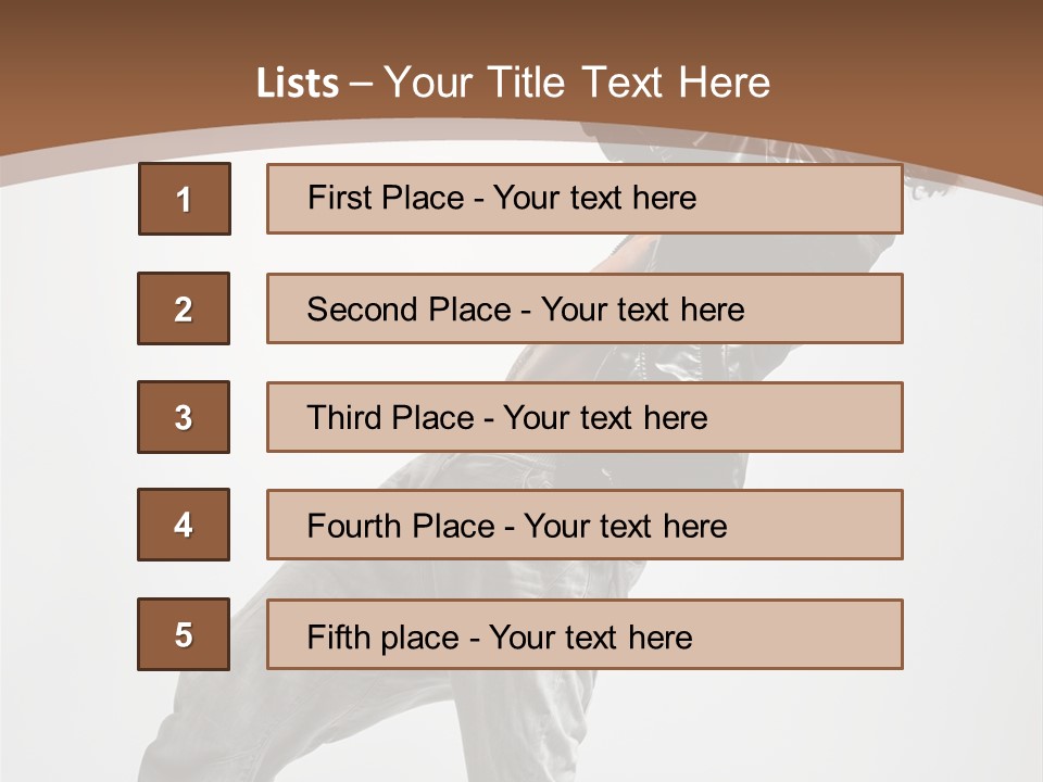 Balance Aerobics Active PowerPoint Template
