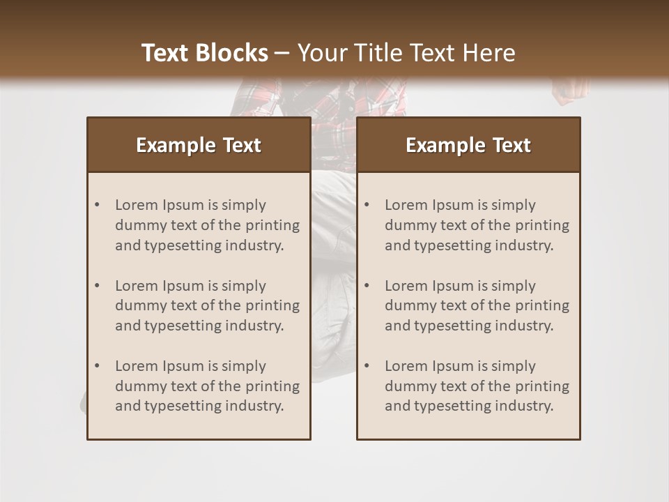 Gymnastic Hip Hop Dancer PowerPoint Template