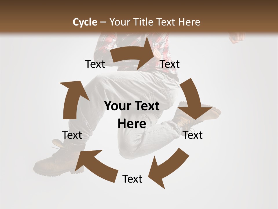 Gymnastic Hip Hop Dancer PowerPoint Template