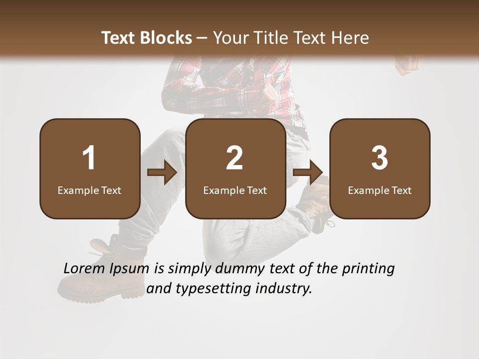 Gymnastic Hip Hop Dancer PowerPoint Template