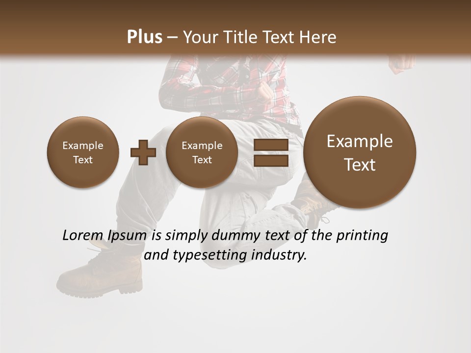 Gymnastic Hip Hop Dancer PowerPoint Template