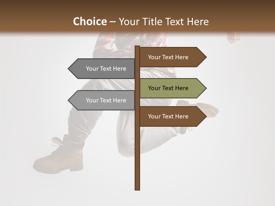 Gymnastic Hip Hop Dancer PowerPoint Template