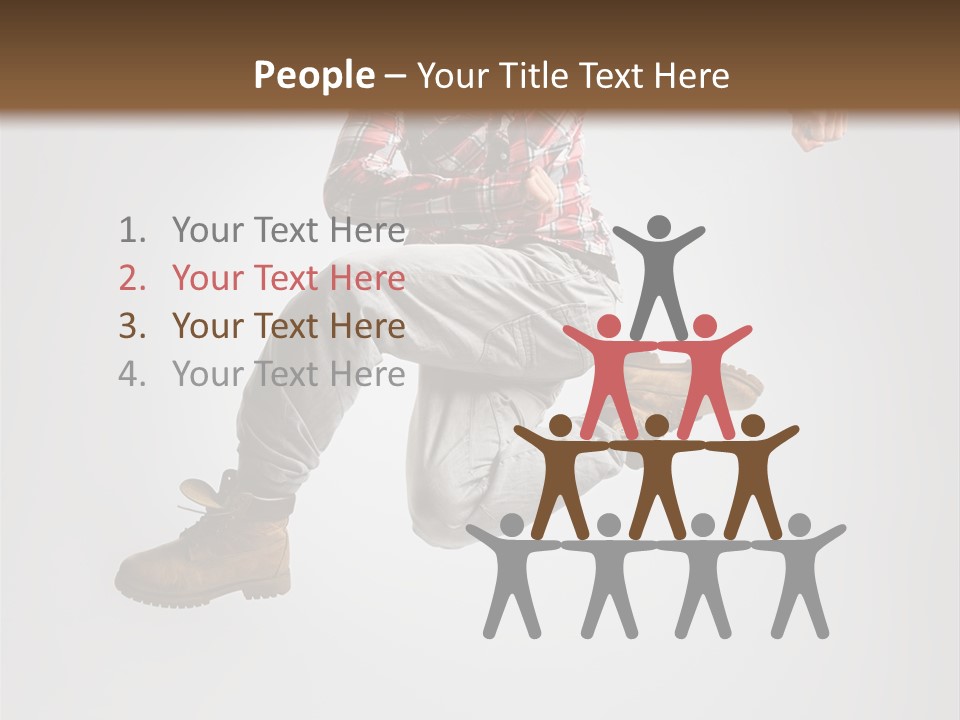 Gymnastic Hip Hop Dancer PowerPoint Template