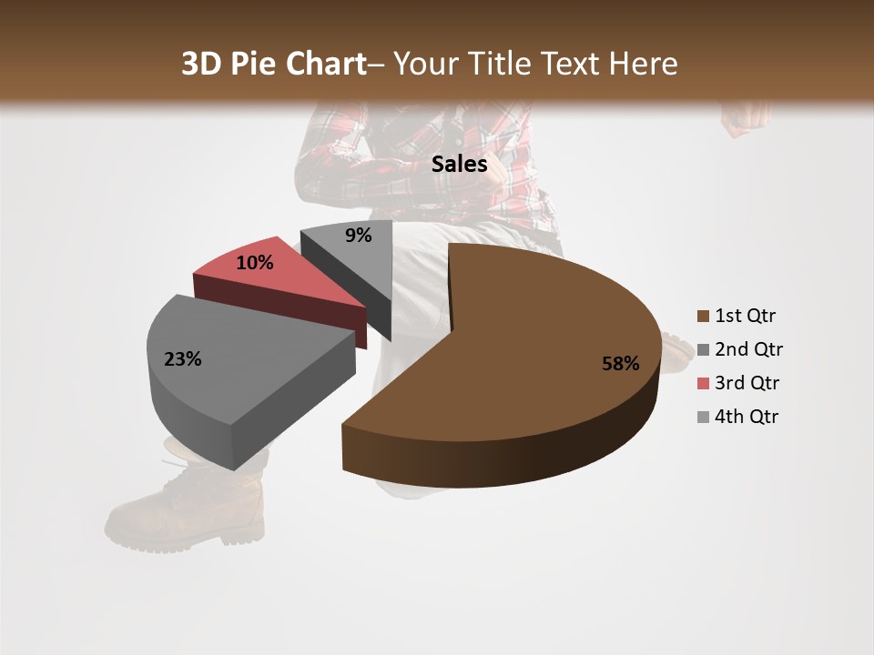 Gymnastic Hip Hop Dancer PowerPoint Template