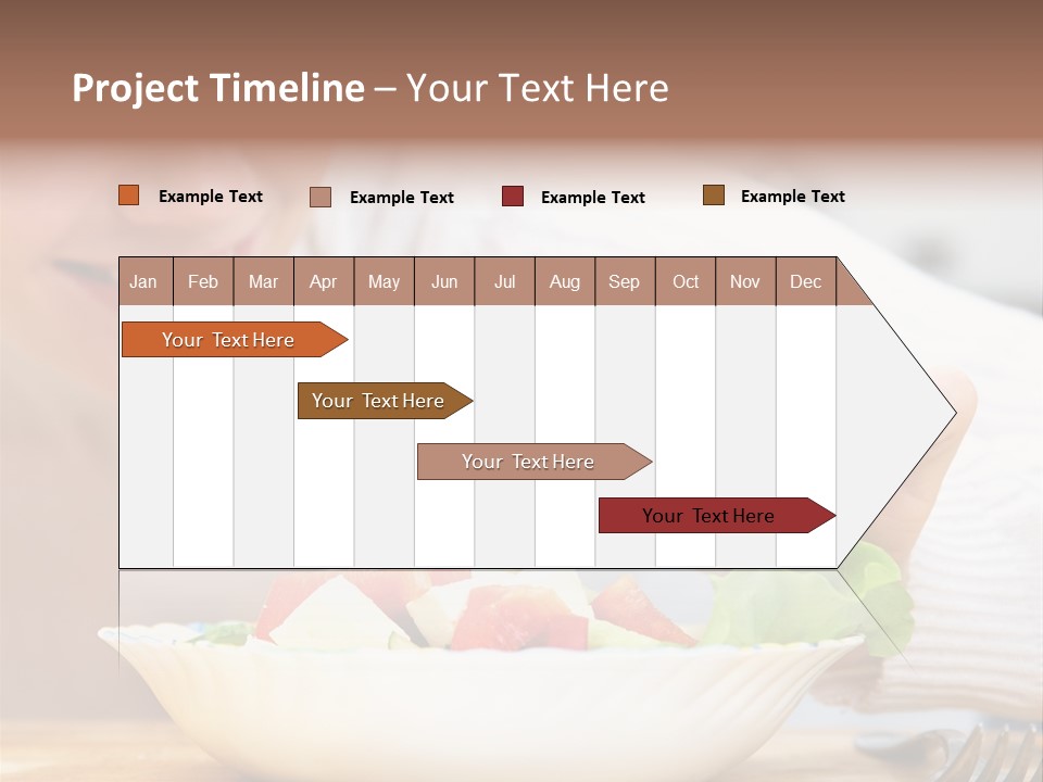 Female Dinner Indoors PowerPoint Template