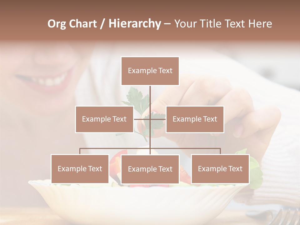 Female Dinner Indoors PowerPoint Template