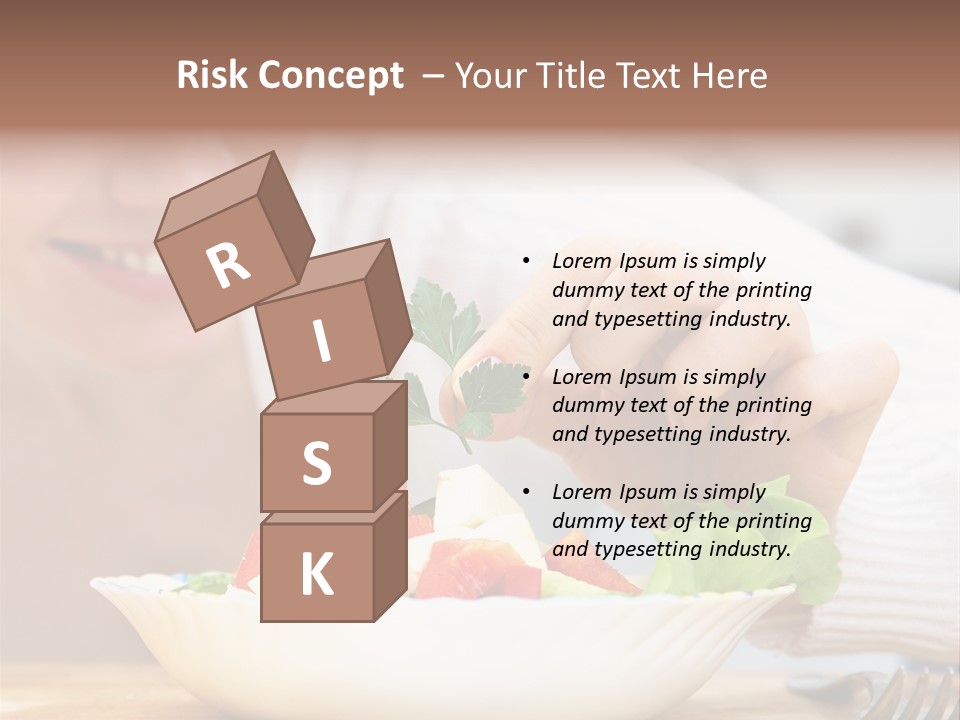 Female Dinner Indoors PowerPoint Template