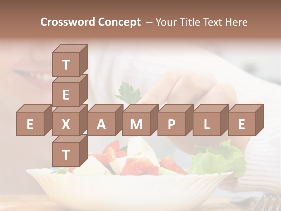 Female Dinner Indoors PowerPoint Template