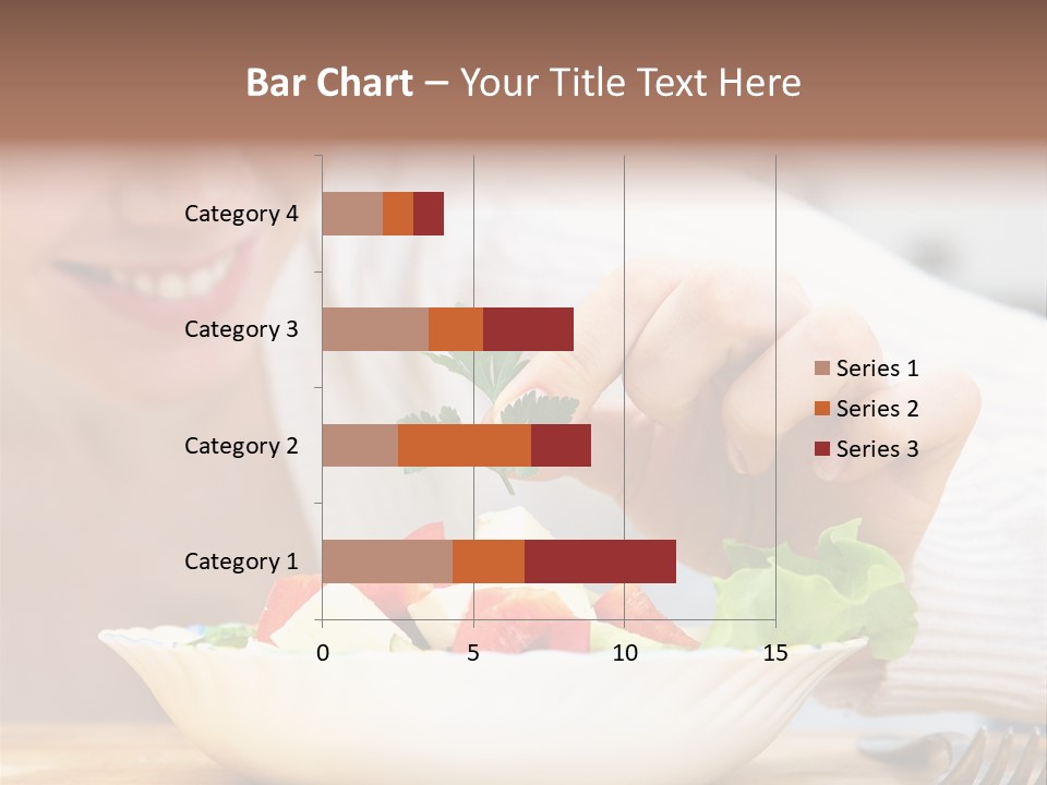 Female Dinner Indoors PowerPoint Template