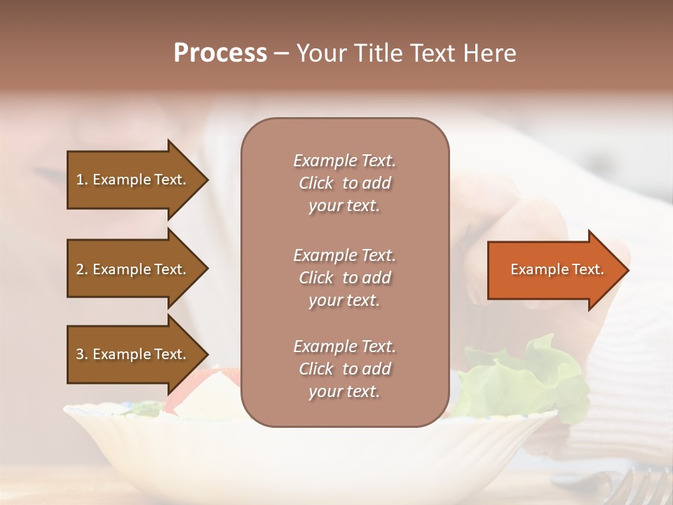 Female Dinner Indoors PowerPoint Template