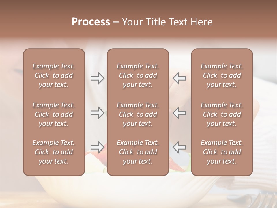Female Dinner Indoors PowerPoint Template