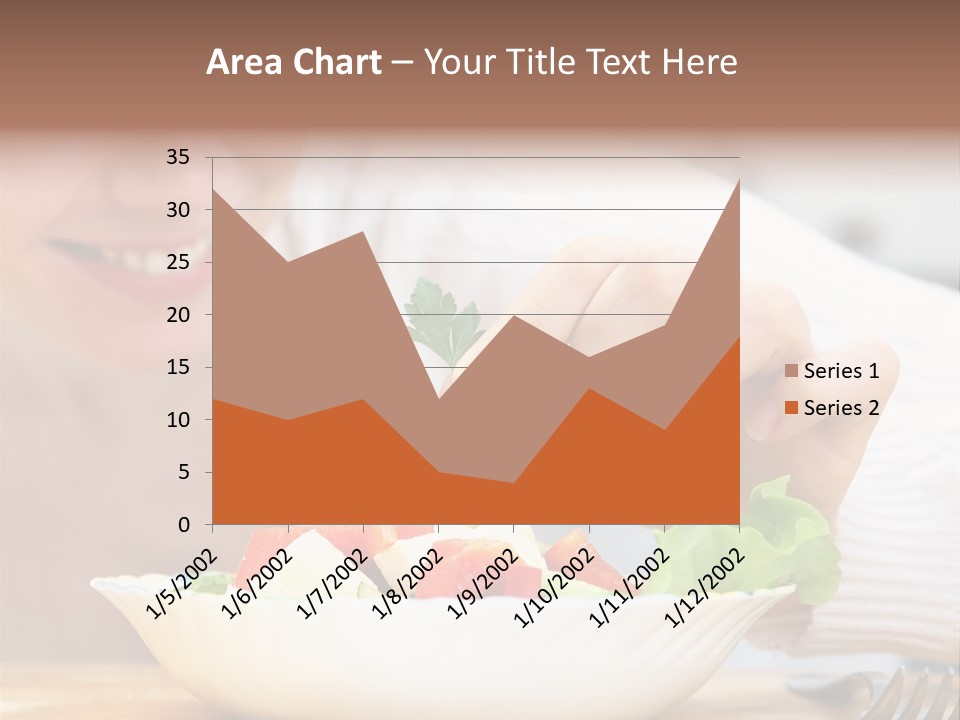 Female Dinner Indoors PowerPoint Template