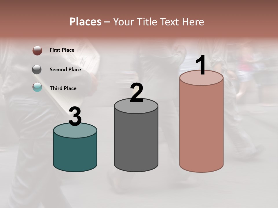 Teamwork Office Toon PowerPoint Template