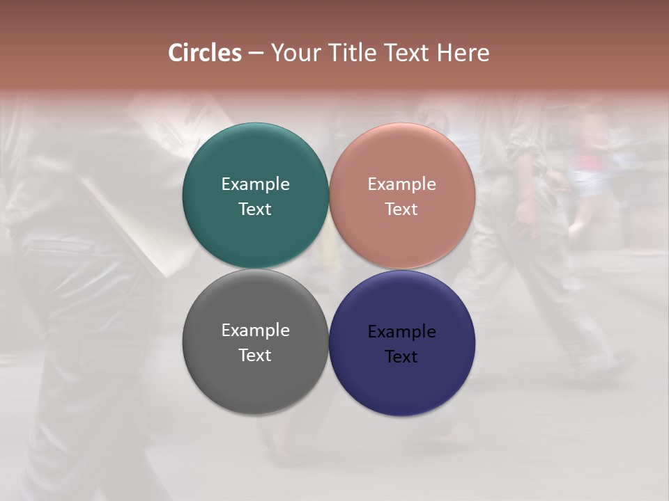 Teamwork Office Toon PowerPoint Template