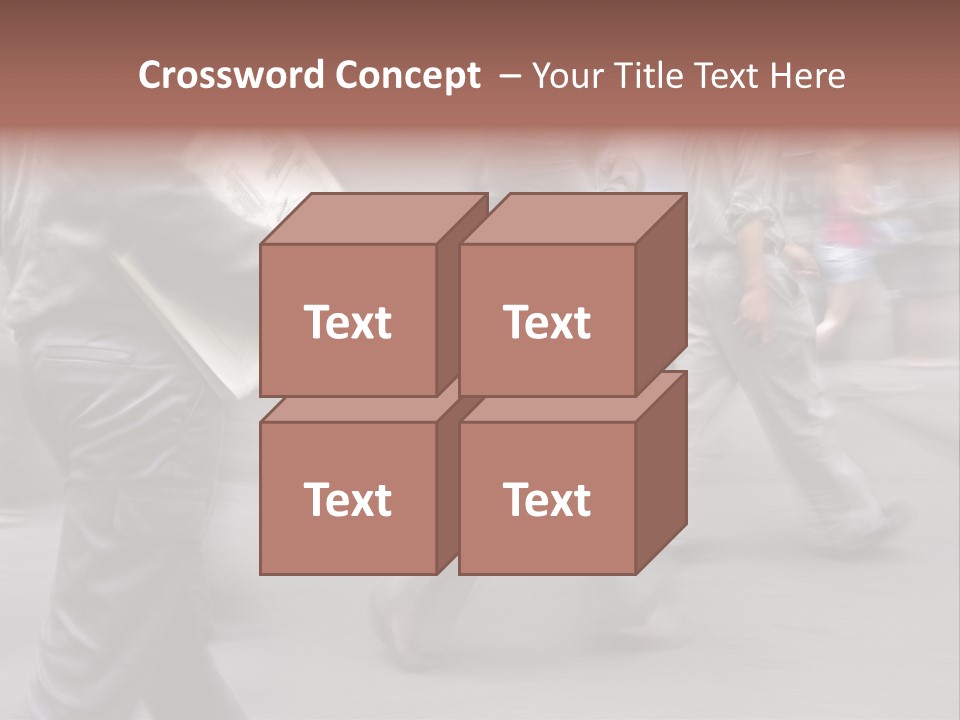 Teamwork Office Toon PowerPoint Template
