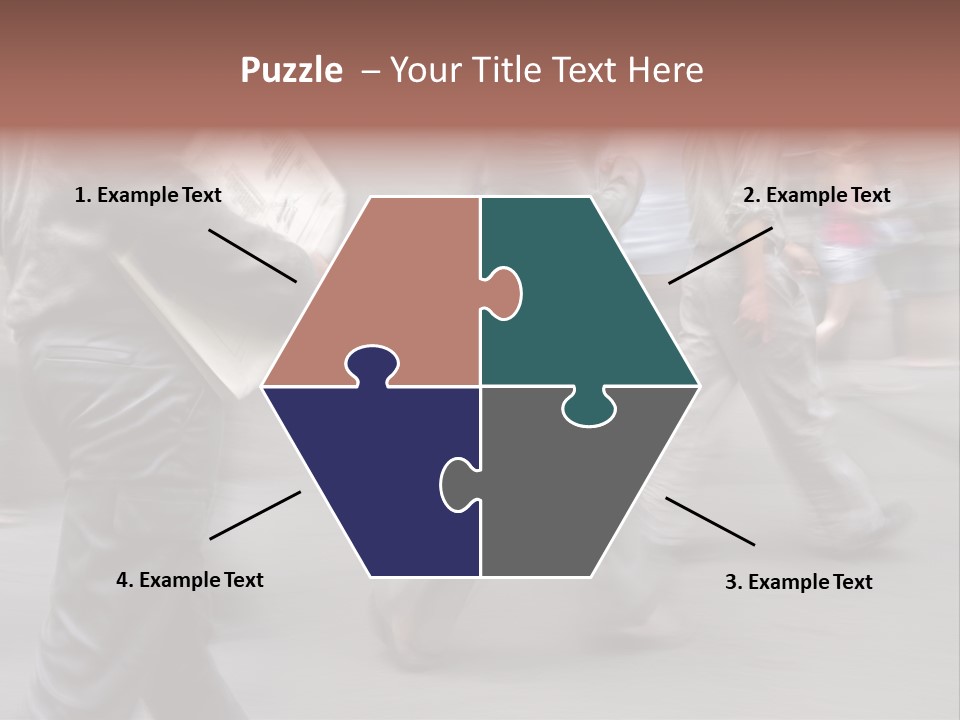 Teamwork Office Toon PowerPoint Template