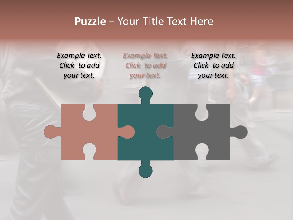 Teamwork Office Toon PowerPoint Template