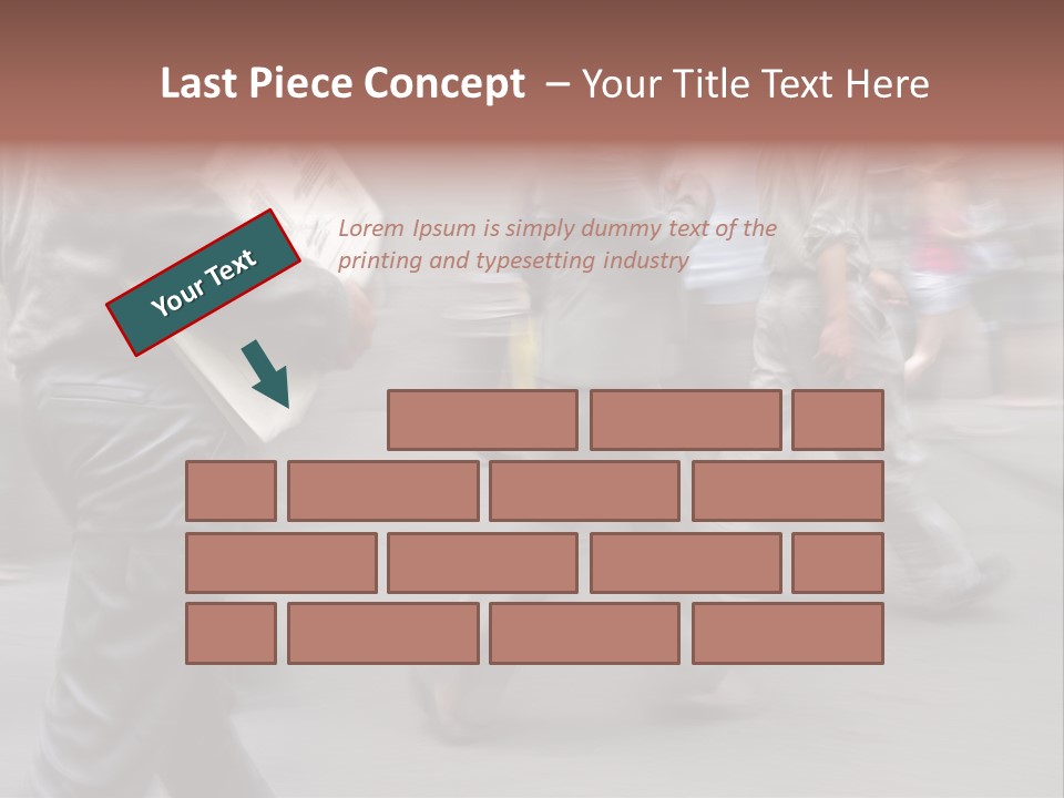 Teamwork Office Toon PowerPoint Template