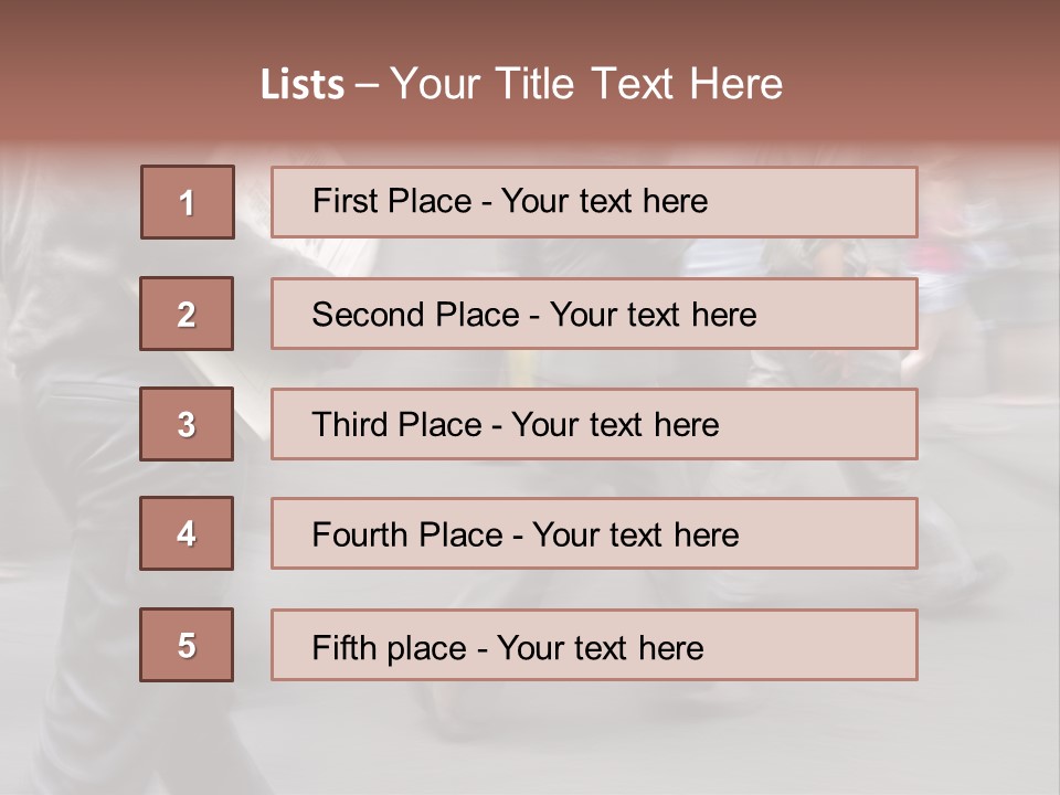 Teamwork Office Toon PowerPoint Template