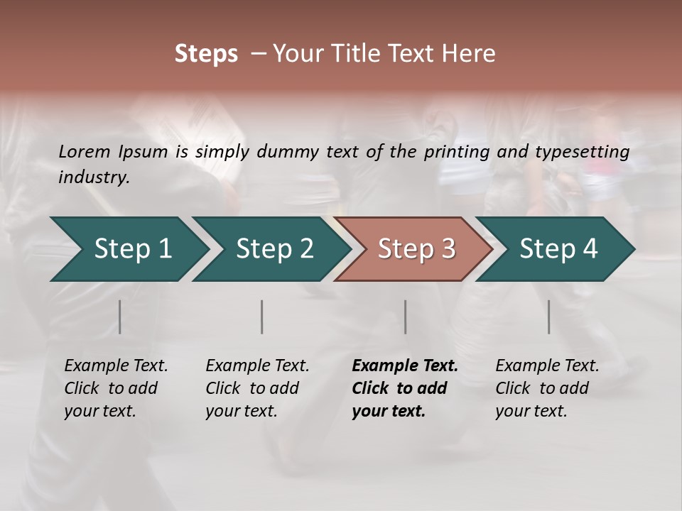Teamwork Office Toon PowerPoint Template