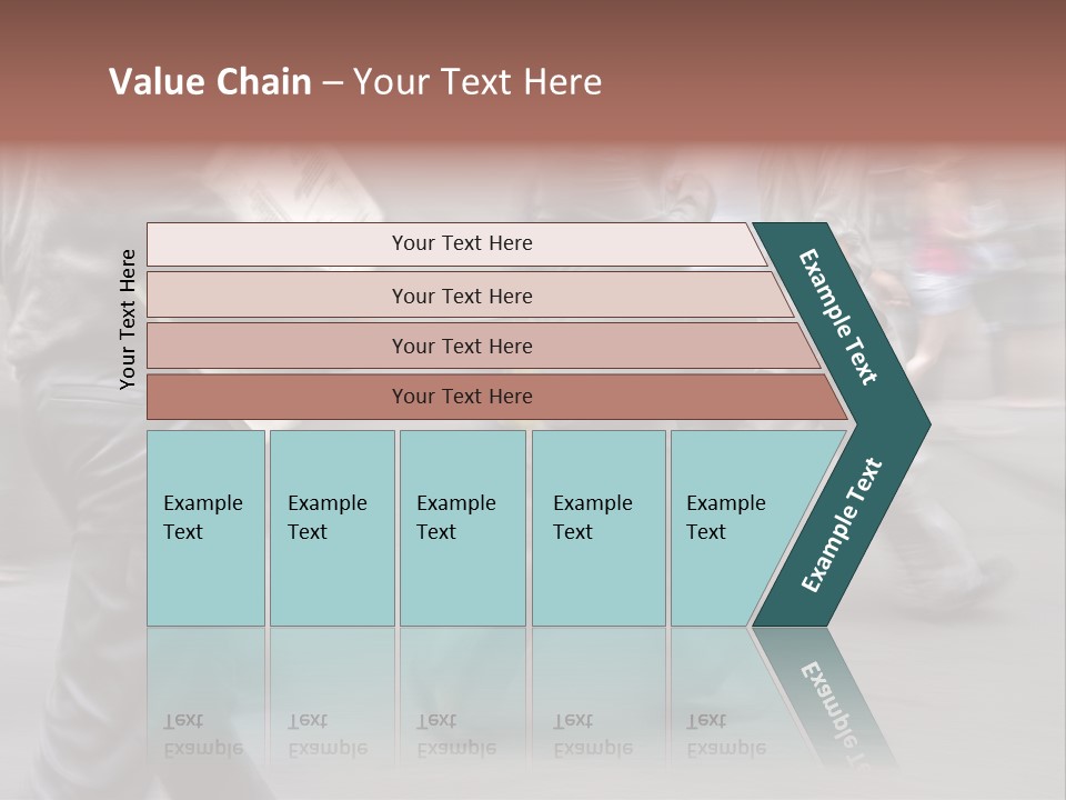 Teamwork Office Toon PowerPoint Template