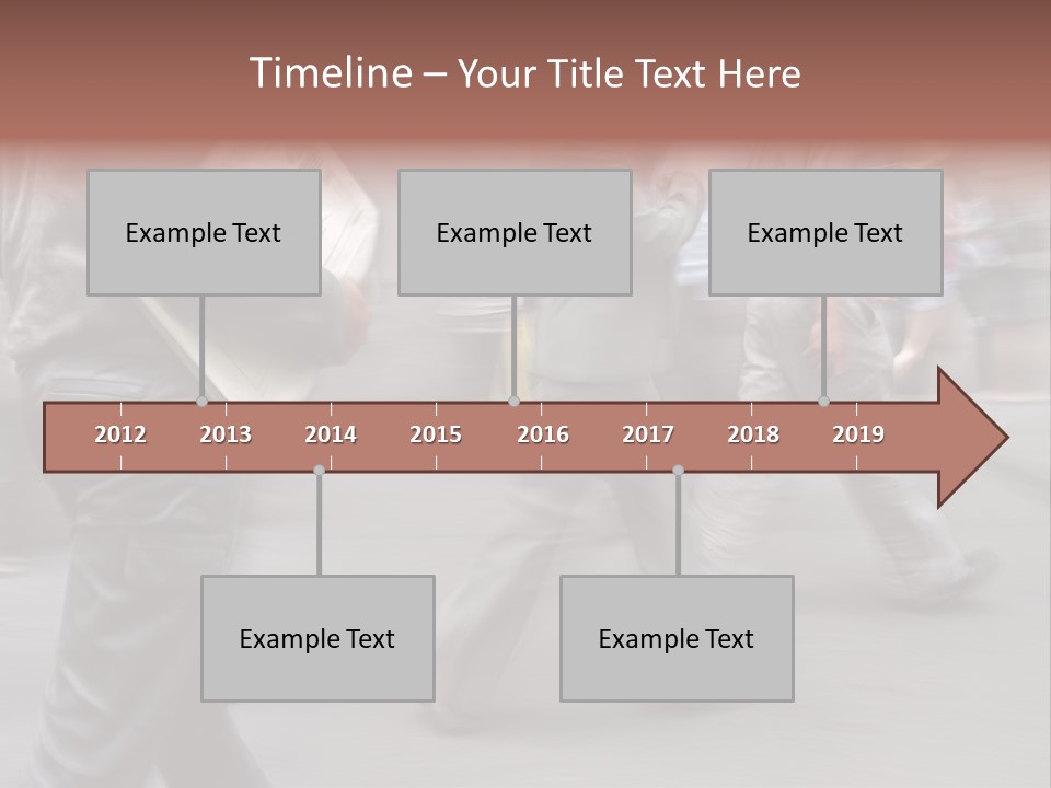 Teamwork Office Toon PowerPoint Template