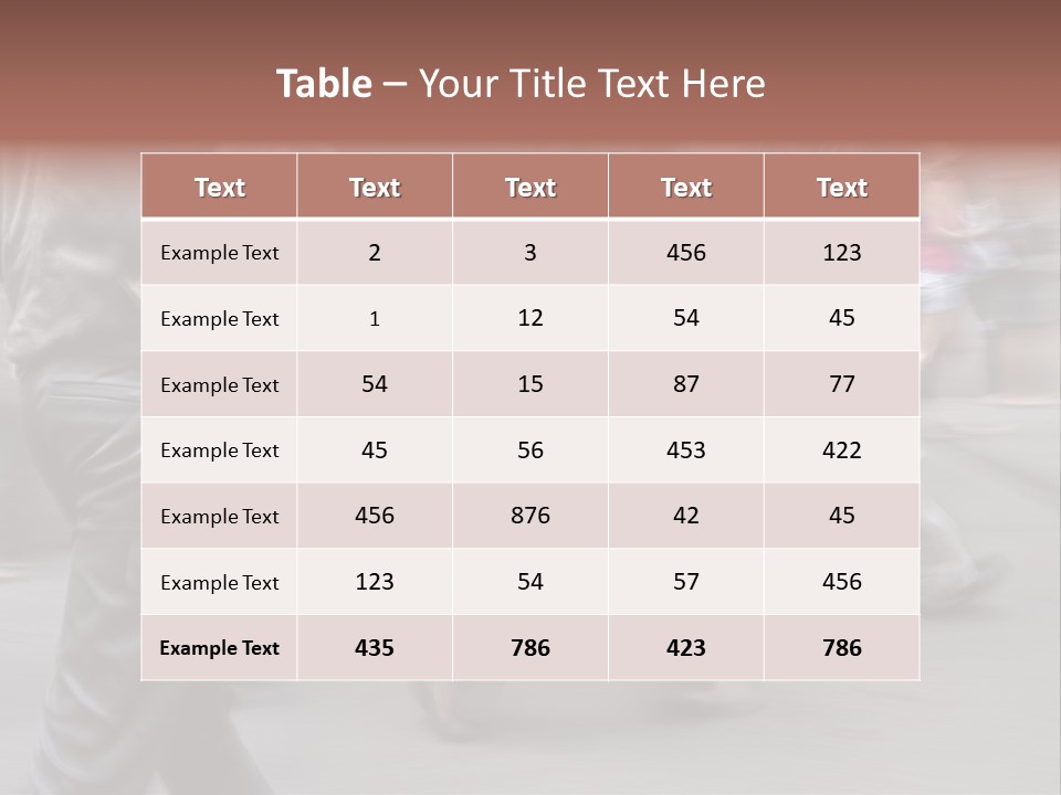 Teamwork Office Toon PowerPoint Template