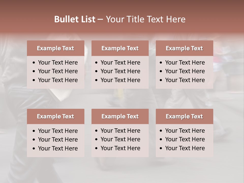 Teamwork Office Toon PowerPoint Template