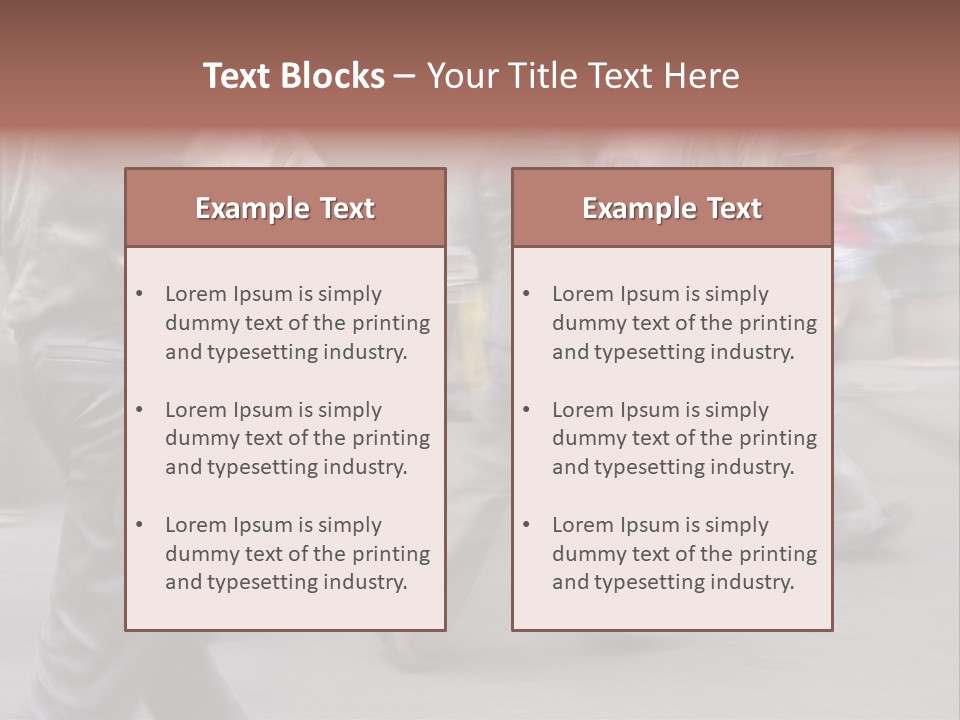Teamwork Office Toon PowerPoint Template