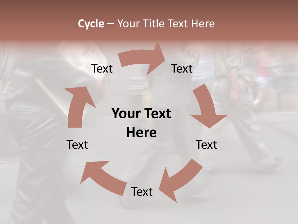 Teamwork Office Toon PowerPoint Template