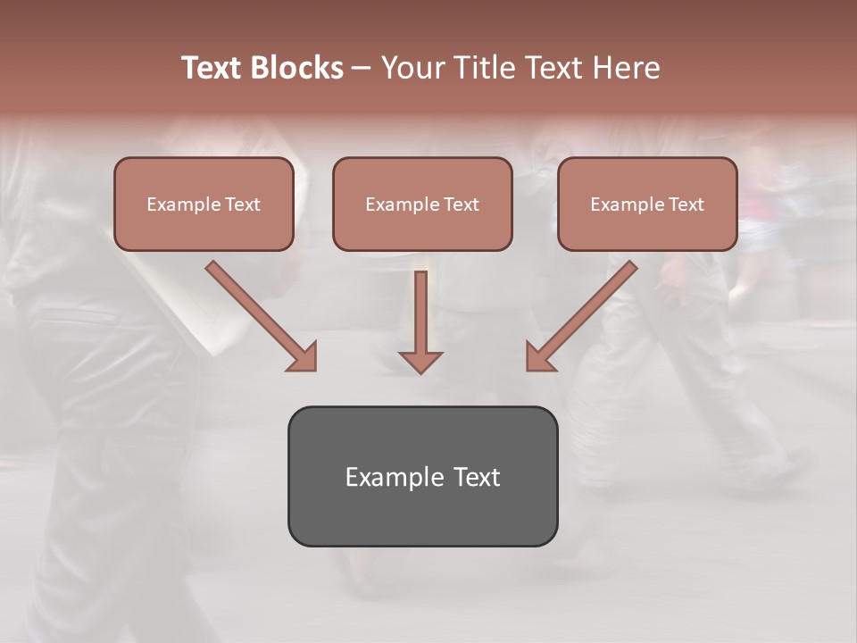Teamwork Office Toon PowerPoint Template
