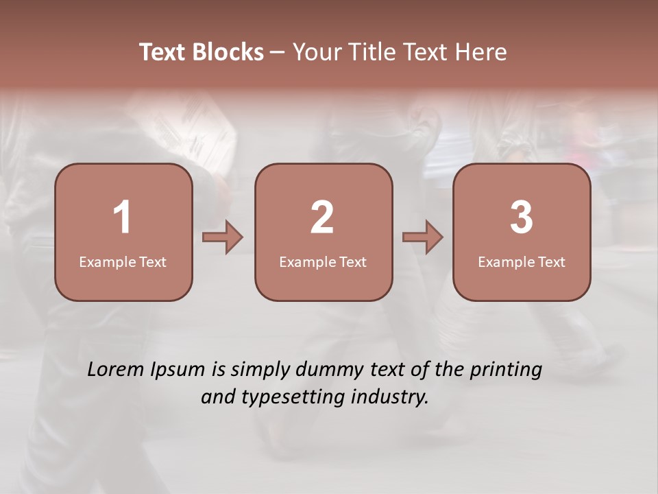Teamwork Office Toon PowerPoint Template