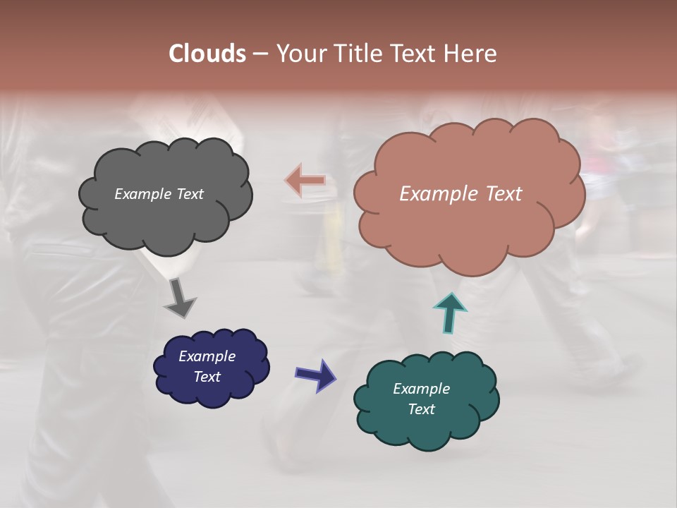 Teamwork Office Toon PowerPoint Template