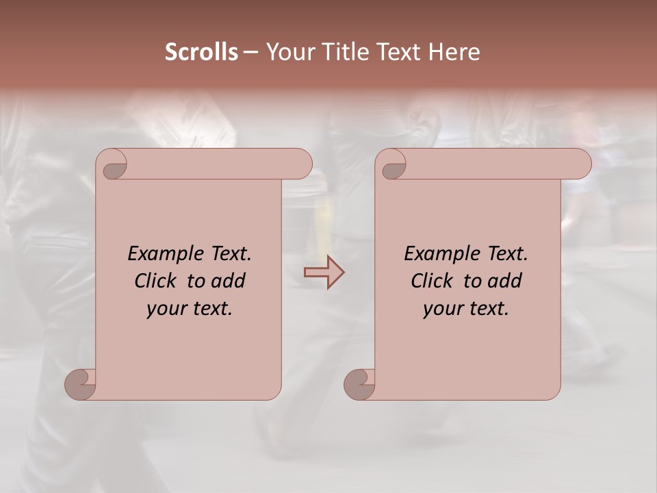 Teamwork Office Toon PowerPoint Template