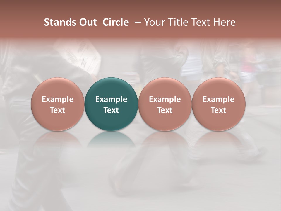 Teamwork Office Toon PowerPoint Template