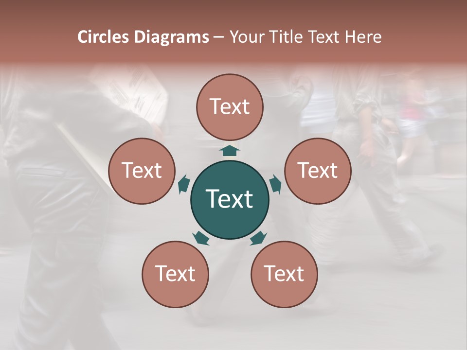 Teamwork Office Toon PowerPoint Template