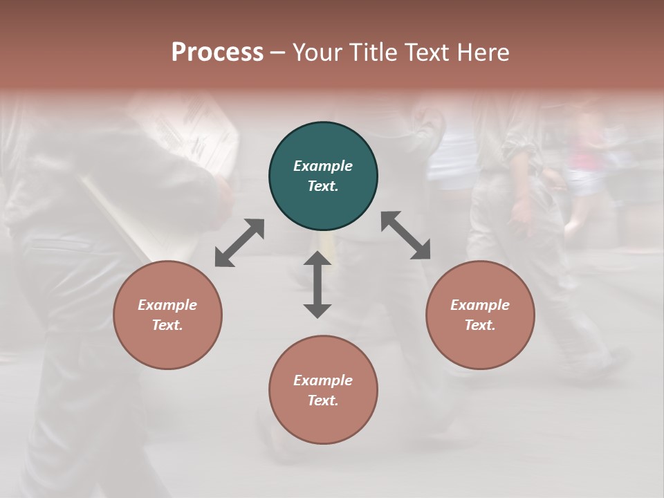 Teamwork Office Toon PowerPoint Template