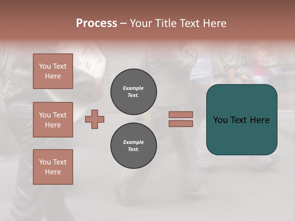 Teamwork Office Toon PowerPoint Template
