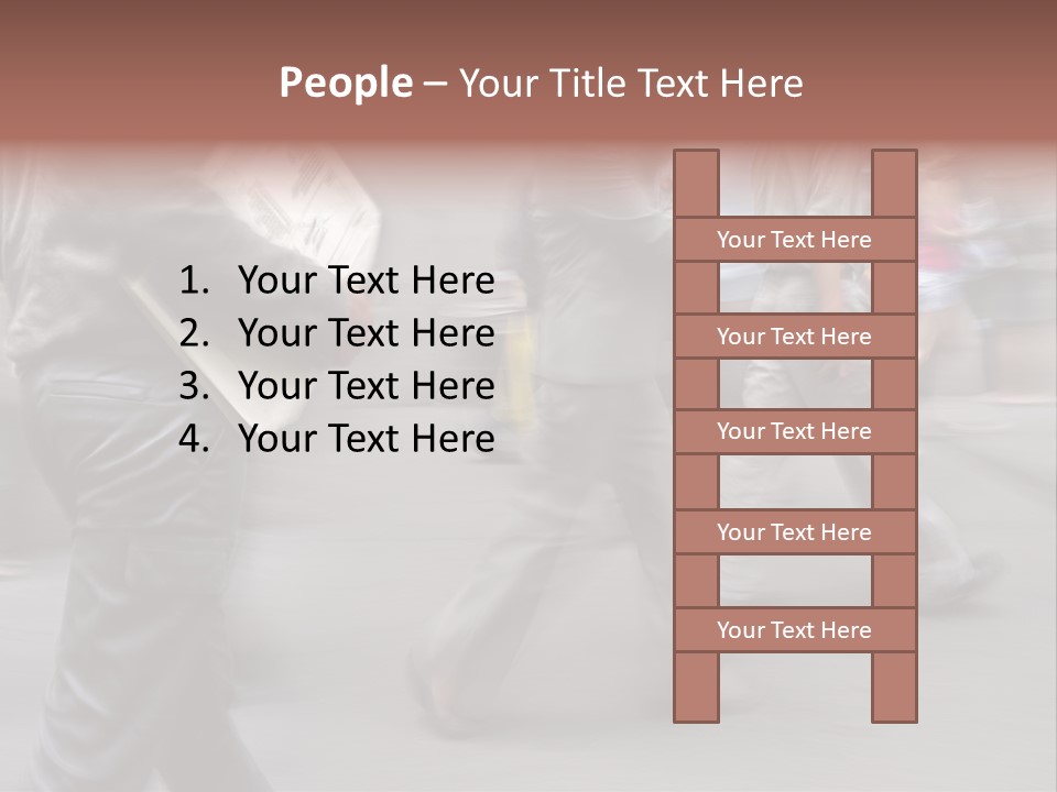 Teamwork Office Toon PowerPoint Template