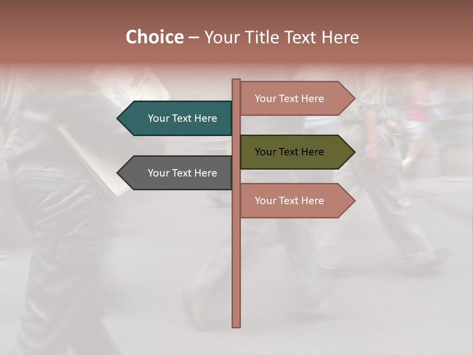 Teamwork Office Toon PowerPoint Template
