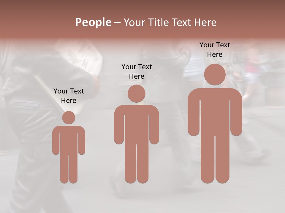 Teamwork Office Toon PowerPoint Template