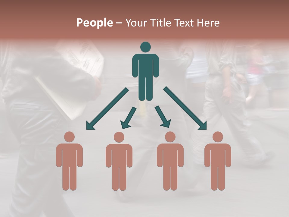 Teamwork Office Toon PowerPoint Template