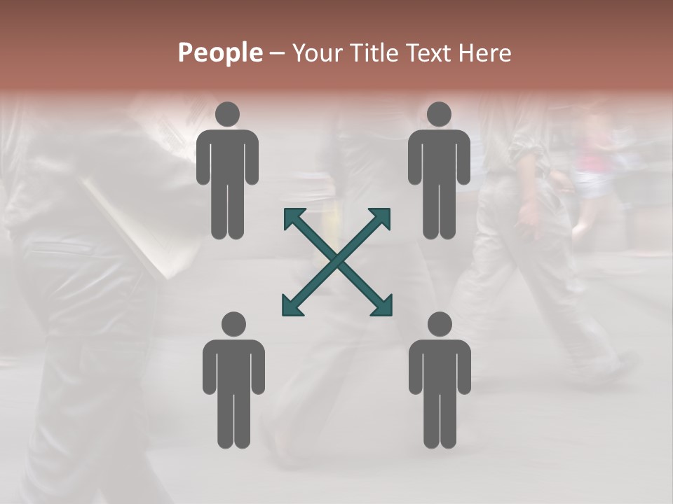 Teamwork Office Toon PowerPoint Template