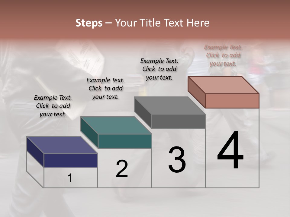Teamwork Office Toon PowerPoint Template